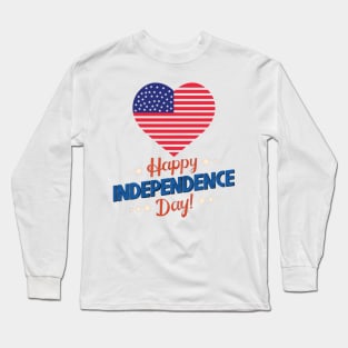 HAPPY INDEPENDENCE DAY Long Sleeve T-Shirt